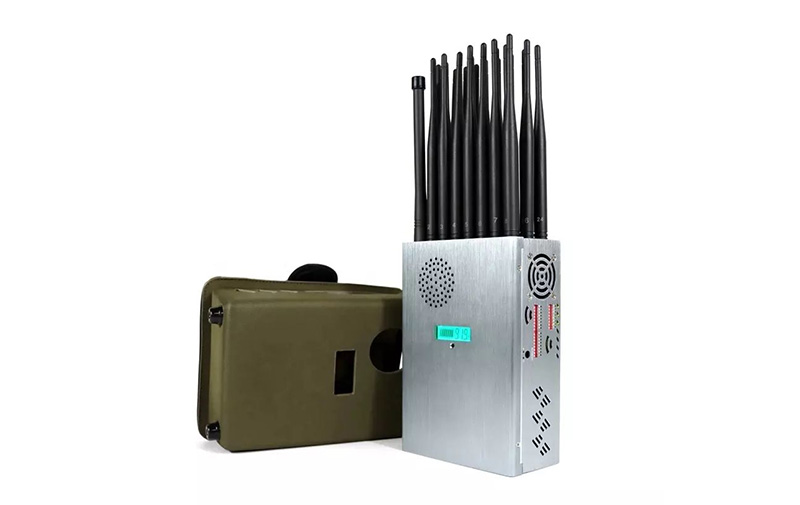Handheld 24 Antennas 5g Cellphone Signal Jammer with Nylon Cover